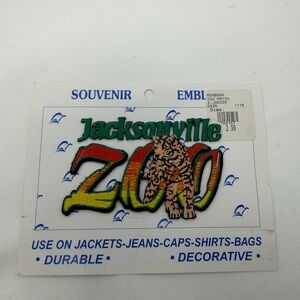 New Jacksonville Zoo Patch Mombasa Florida FL Iron On